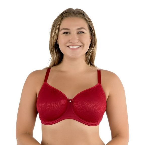 Parfait Pearl Seamless Minimizer Bra P60921 Color: Rio Red Size: 30 D