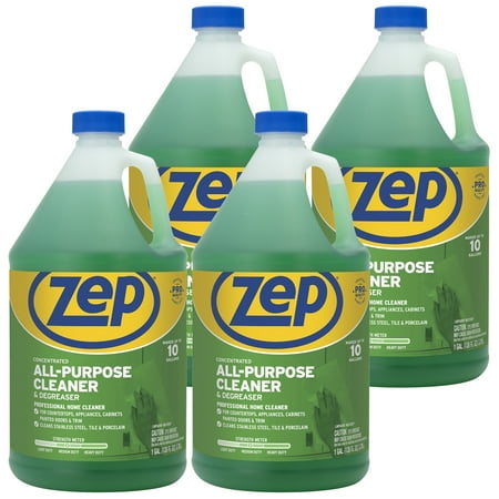 

Zep All-Purpose Cleaner and Degreaser Concentrate - 1 Gal (Case of 4) - ZU0567128 - Cuts Through Grease Grime and Dirt With Ease