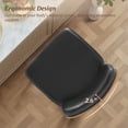 thumbnail image 4 of Dycanpo 26"H Counter Height Bar Stool Set of 3 with Back PU Leather for Home Kitchen, Black, 4 of 7