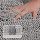 thumbnail image 2 of Bath Runner, Gray Bathroom Rug 47 x 17 Inches Mat, Soft Plush Anti-Slip Shower Rug, Microfiber Shaggy Mat Machine Washable Bath Rug for Bathroom, Dove Gray, 2 of 4
