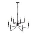 thumbnail image 4 of Millennium Lighting 98009-BN Senoia 9 Light 33" Wide Pillar Candle Style Chandelier -, 4 of 5