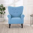 thumbnail image 5 of Richryce Mid-Century Accent Chair, Blue, 5 of 10