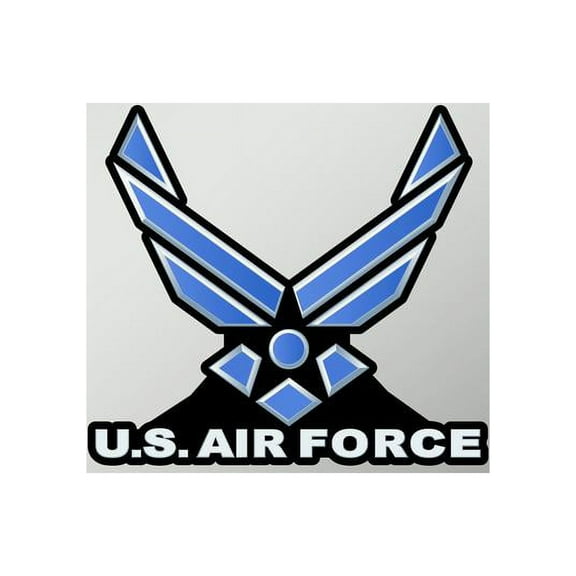 U.S. Air Force Vinyl Decal Sticker | Cars Trucks Vans Walls Laptops Cups | Printed | 5.25 inches | KCD984