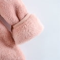 thumbnail image 6 of LNMQLPDBS Baby Girls Fleece Jacket Toddler Warm Zip Up Coat Kids Soft Plush Outerwear Girls Casual Winter Top Baby Lightweight Thermal Pullover with Side Pockets and Stand Collar, 6 of 7