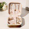 thumbnail image 6 of Sea Lion Travel Portable Decorative Box - Square Jewelry Storage and Organizer Box for Rings, Earrings, Necklaces, and Bracelets - Suitable for Girls and Women - Necklace Organizer Box, 6 of 6