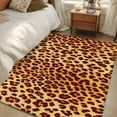 thumbnail image 5 of Hallway Runner Rugs 2.7x5 Ft, Leopard Texture Print Non Slip Area Rugs for Kitchen Bedroom Entryway, Orange Yellow Retro Farmhouse Washable Carpet Runner Rug Floor Mats for Bedroom Home Decor, 5 of 9