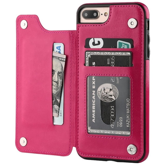 Fundas trasera de cuero para Samsung Galaxy S21 S20 FE 2022 S22 Ultra S10 Lite S10e S9 S8 Plus S7 Edge, billetera con tapa y tarjetero,funda de teléfono Fivean unisex