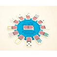 thumbnail image 3 of Mexican Train Center Piece With Accessories, (Up To 12 Players), 3 of 3