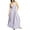 Lavender, variant on City Studio Womens Juniors Embellished Lace-Up Evening Dress