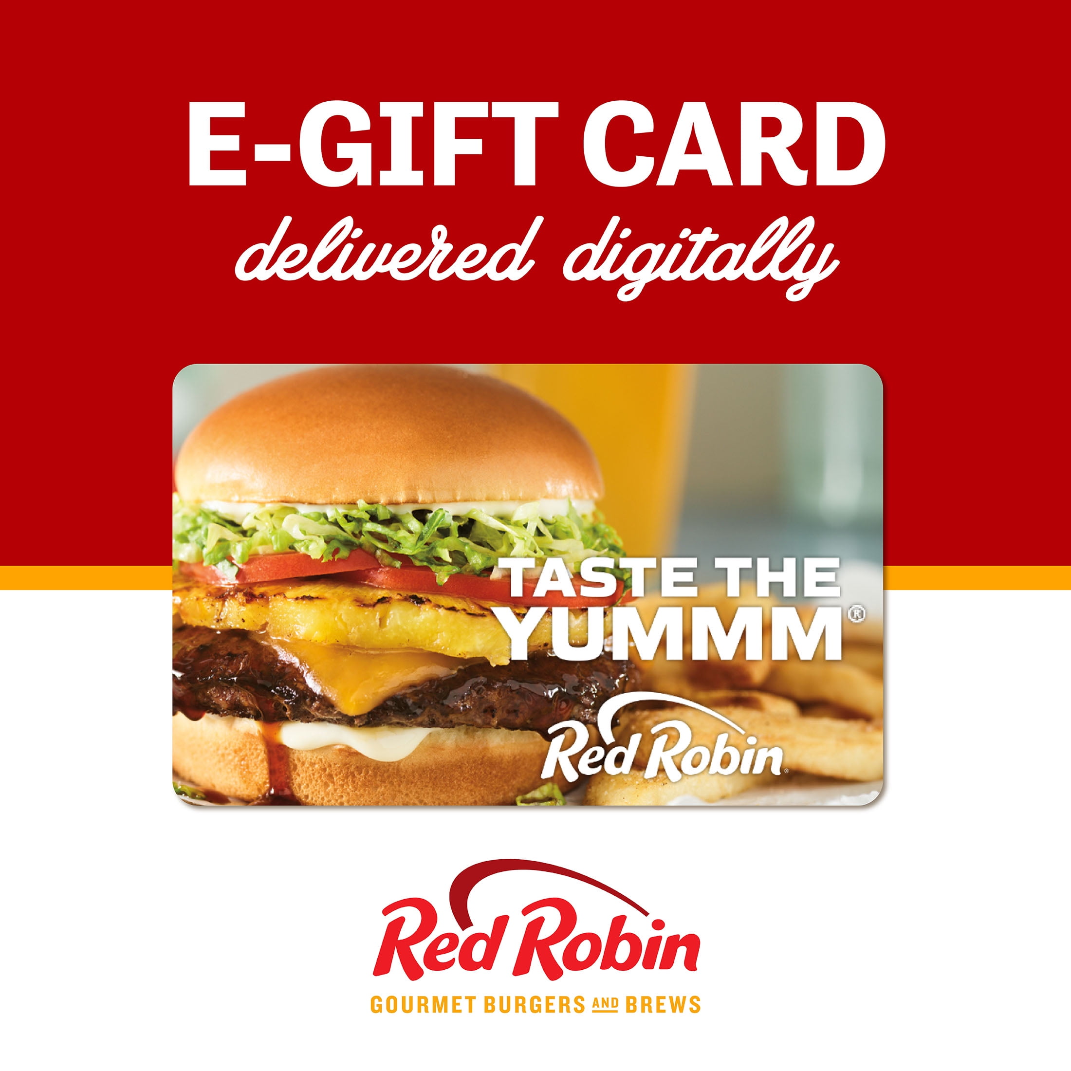 Red Robin $15 Thank You eGift Card [Email Delivery]