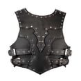 thumbnail image 1 of Hombres Medieval Knight Chest Armitido de caballero ajustable Disfraz de caballero para Knight Cosplay Negro, 1 of 8