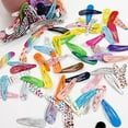 thumbnail image 4 of 50Pcs Snap Hair Clips Candy Color Glossy 2 Inches No Slip Metal Hair Pins Clips Barrettes Accessories for Baby Girls Toddlers, 4 of 9