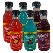 Mistic Variety Pack Tropical Fruit Punch, Bahama Blueberry, Grape Strawberry (pack of 6)