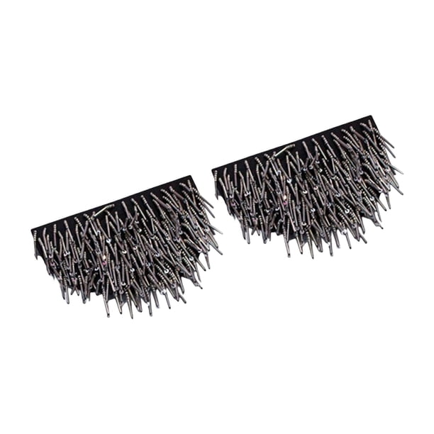 1 par de accesorios de cadena de eslabones , uniforme de joyería de decoración elegante para remache DIY B Zulema Cadena de eslabones de borla