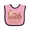 Pink and Black, variant on Inktastic 2026 Year of the Horse Boys or Girls Baby Bib
