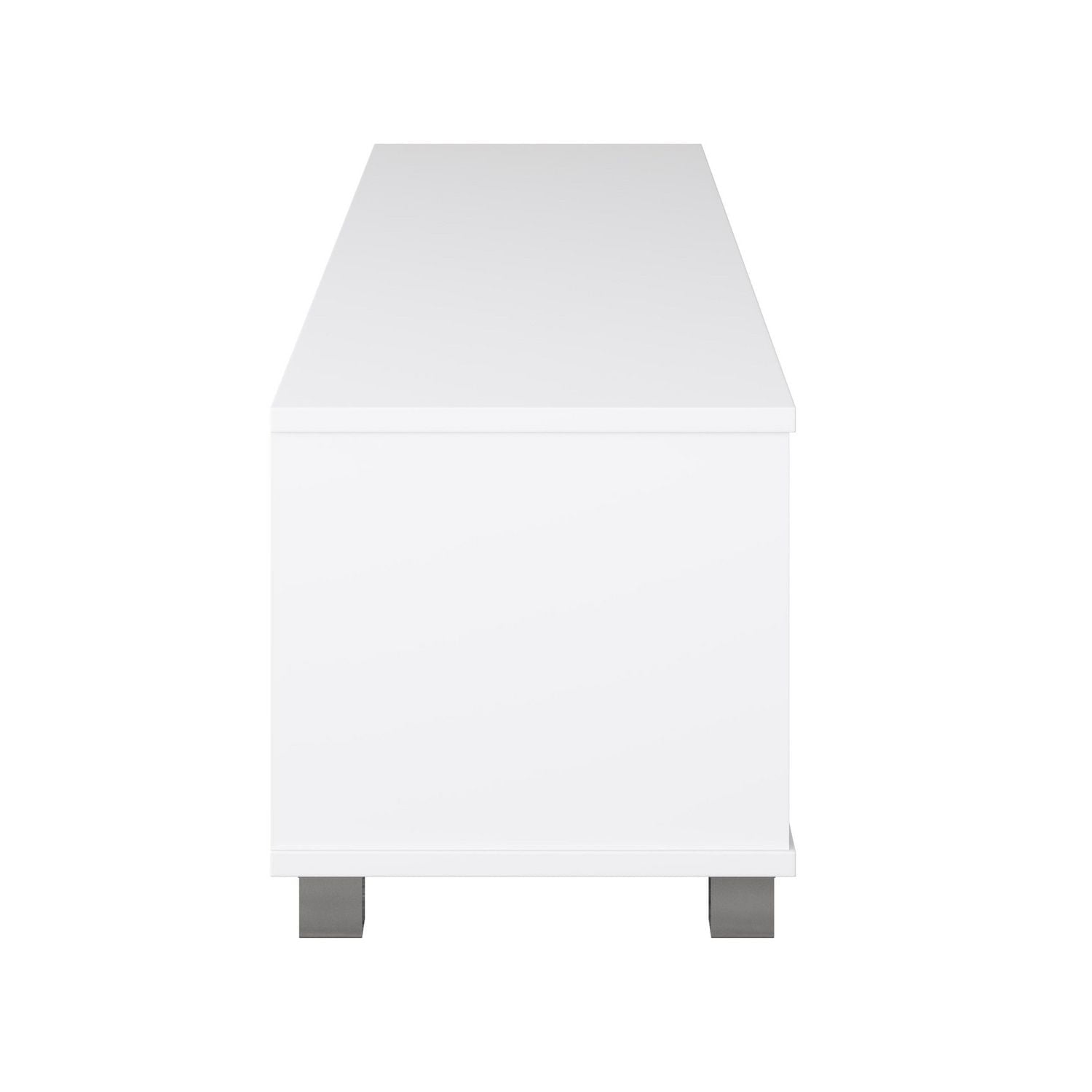 CorLiving Hollywood Modern TV Stand with Open Adjustable Shelves for Most TVs up to 85 inch