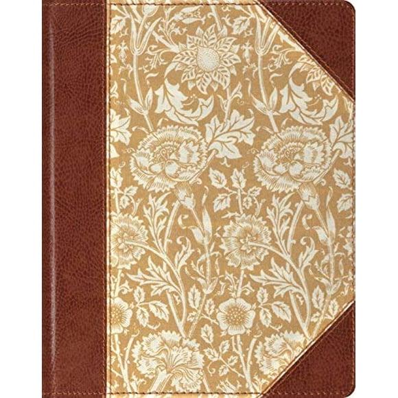 ESV Single Column Journaling Bible (Cloth Over Board, Antique Floral Design)