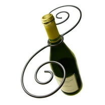 Swirl Wine Bottle And Glass Holder