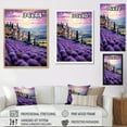 thumbnail image 4 of Designart "Provence'S Lavender Tapestry" France Floater Framed Canvas Art Print, 4 of 5