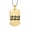 Gold 222, variant on Unisex Angel Number 222 Necklace Stainless Steel Square Pendant Simple Numerology Jewelry, Silver