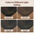 thumbnail image 7 of Design&I 8'x10' Washable Area Rug Black Gold Celestial Garden and Moon Phases Elegant Floral Astronomical Motifs for Living Room, Family Extra Large Skid-Resistant Low Profile, 7 of 7