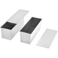 thumbnail image 2 of Rectangular Baking Mold with Porous Bottom for Even Heat Distribution, Non Stick and Quick Release Coating, Aluminum Alloy for Excellent Heat Conduction, Great for Chocolate Brownies, Toast, Bread, 2 of 6