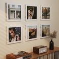 thumbnail image 4 of Marco de vinilo para discos Emfogo, montado en la pared, 30 x 30 cm, blanco (paquete de 4), 4 of 7