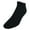 Black, variant on Fruit Of The Loom Mens 6 Pack Breathable Cotton No Show Socks, 12-16, Black