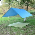 thumbnail image 6 of Waterproof Oxford Cloth Tent Ground Sheet, Multi-functional Picnic Mat, Silvers Coating Sunshade Canopy, Easy Setup, For Camping, Outdoor Events, Durable Fabric, Portable Lightweight,, Acppild, 6 of 7