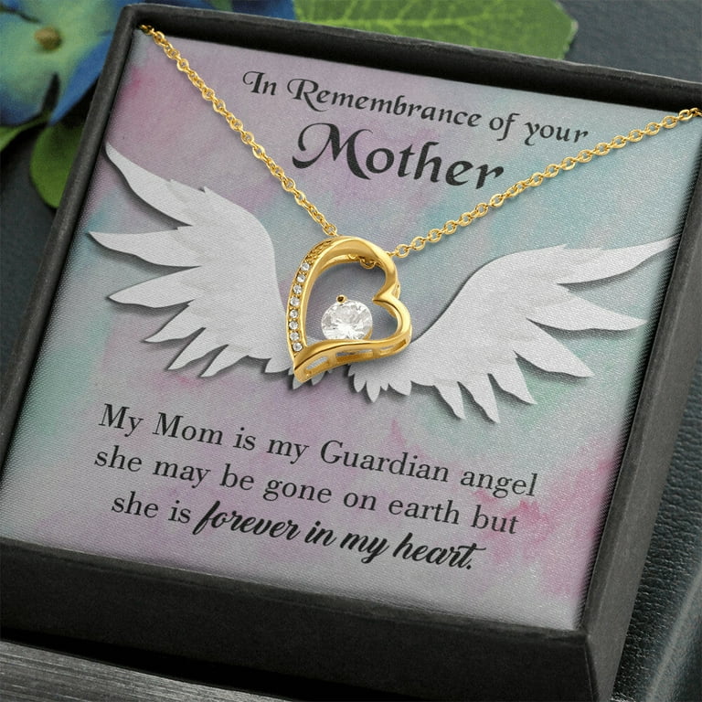 To my Angel, my Guide and my Best Friend - Necklace for Mom (Love