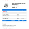 thumbnail image 2 of Blower Motor - Compatible with 2008 - 2015 Cadillac CTS V 2009 2010 2011 2012 2013 2014, 2 of 2