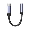 thumbnail image 2 of cpengpj Clearance USB C To Headphone Adapter Cable Type C Port Male To Female Stereo Audio Headphone 3.55mm AUX Connector Built In Digital Decoder, 2 of 9
