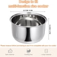 thumbnail image 2 of Estbridge Bol Intérieur de Rechange pour Cuiseur à Riz en Acier Inoxydable 304 pour Zojirushi Tiger, Bol Intérieur de Rechange pour Multi-Cuiseur (2 L), 2 of 16
