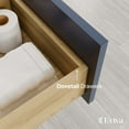 thumbnail image 6 of Eviva Curio 48"W x 18"D Dark Blue Bathroom Vanity with White Carrara Quartz Countertop and Undermount Porcelain Sink, 6 of 11