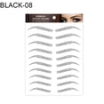 thumbnail image 2 of Trayknick 6D Long Lasting Waterproof Natural Bionic Eyebrow Tattoo Water Transfer Sticker, 2 of 13