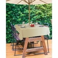 thumbnail image 5 of Outdoor Tablecloth with Umbrella Hole and Zipper Yellow Ombre Rectangle Tablecloths 60x84 Outside Table Cloths Gradient Gradual Color Patio Table Cover for Outdoor Tables Picnic Garden Party, 5 of 6