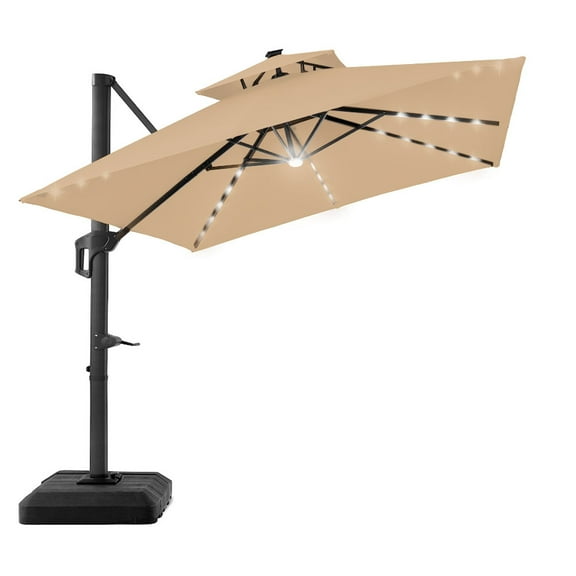 Garden Winds Replacement Canopy Top Cover Compatible with The Best Choice 10' x 10' Umbrella - RipLock 350