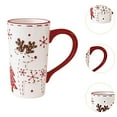 thumbnail image 6 of Tongina Christmas Coffee Cup Coffee Milk Mug Teacup Cups Reusable Breakfast Mug for Office Hotel Birthday Gift Tableware High Cup, 6 of 8
