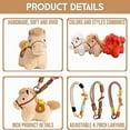 thumbnail image 2 of Adorable Plush Zodiac Horse Toy, Chinese New Year Horse Plush, 2026 Year of The Horse Plush Ornament with Lanyard, Cute Spring Festival Decorations Horse Hanging Plush, 2 of 9