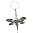 thumbnail image 1 of Llavero con forma de libélula, colgante con forma de libélula, llavero con cadena brillante, colgante para bolso, decoración, regalo de vacaciones, 1 of 2