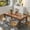Walnut/Dark Oak, variant on 106.3" Wood Expandable Dining Table for 8-10 Person, Modern Extendable Dining Room Table Large Rectangle Dining Table, Multifunctional Utility, Table for Dining Room and Kitchen, Dark Oak