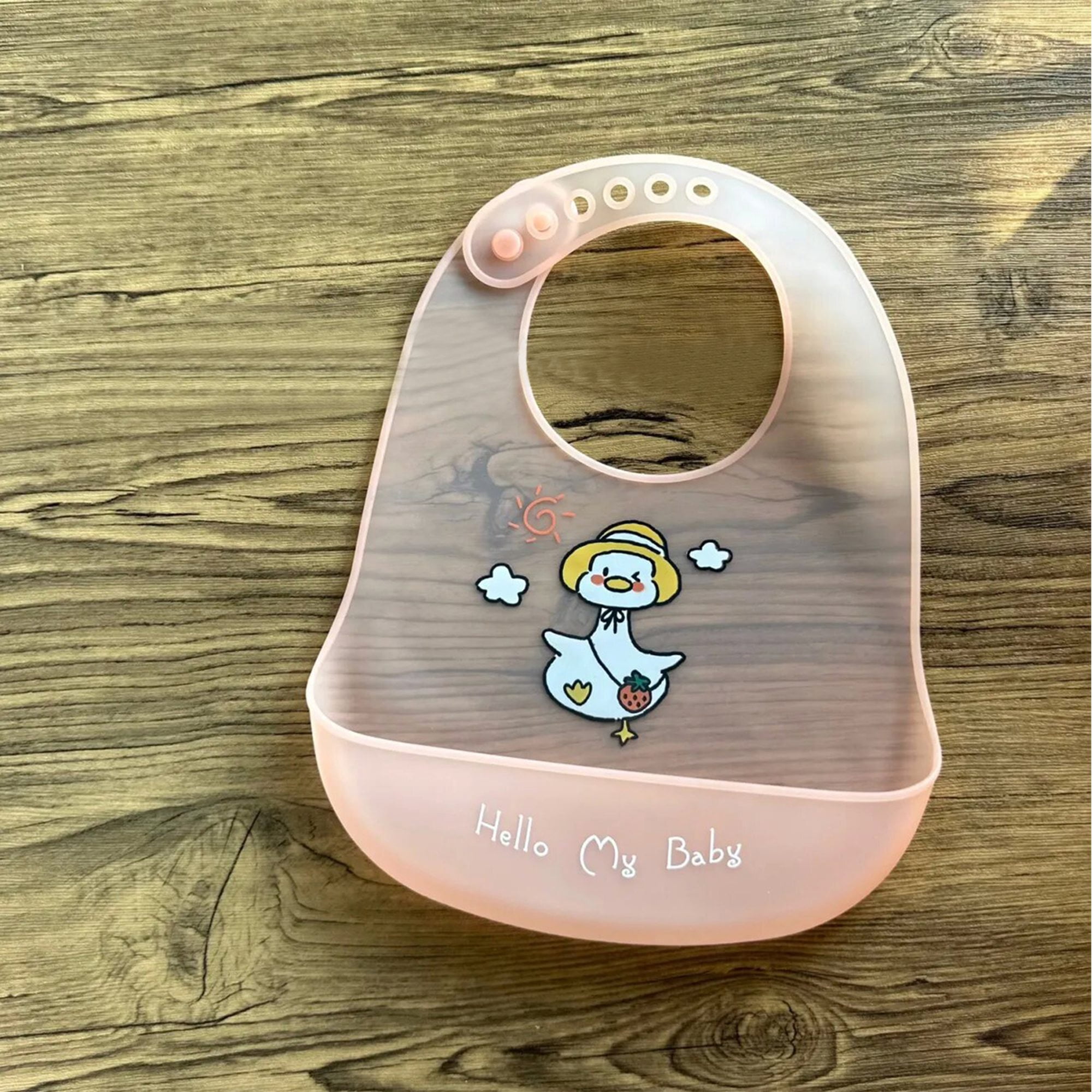 GOLDCOLIN Set of 3 Silicone Bibs for Babies & Toddlers,Soft Adjustable Bibs with Pocket Food Catcher for Baby Girl,Boy