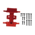 thumbnail image 2 of Placa protectora de caja de cambios, soporte de transmisión, placa protectora central CNC para coche RC, accesorios para vehículos, piezas, juguetes, rojo, 2 of 10