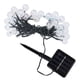 thumbnail image 2 of 5m 30LED Chips Luz de cadena de energía solar para jardín Paisaje Decoración navideña Luz colorida, 2 of 5