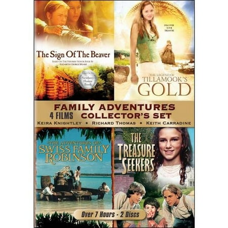 Family Animal Adventures Collector's Set: The Adventures Of Swiss Family Robinson / The Sign Of The Beaver / The Treasure Seekers / The Legend Of Tillamook's Gold