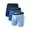 3G-Multi-color, variant on Mens Underwear Soft Bamboo Rayon Boxer Briefs Breathable Open Fly Underwear Multipack(3G,M)