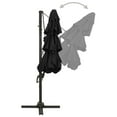 thumbnail image 3 of vidaXL 4-Tier Parasol with Aluminium Pole Black 3x3 m, 3 of 5