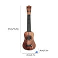 thumbnail image 4 of Meggemo Gift 16.1 Inch Simulation Ukulele Toy - Four-String Playable Small Guitar, Early Education Music Instrument for Creative Exploration, 4 of 6