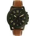 thumbnail image 1 of Fossil Men's Grant FS5241 Brown Leather Quartz Fashion Watch, 1 of 3