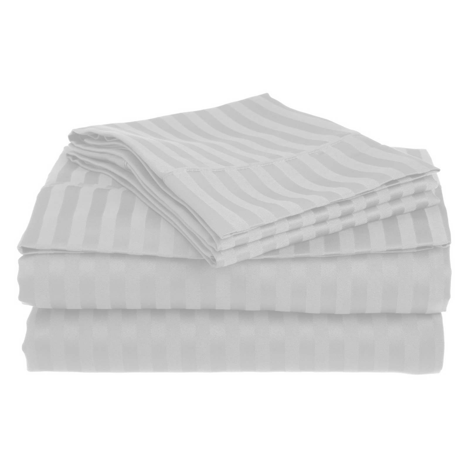 Impressions Christy Queen Striped Microfiber Deep Pocket Sheet Set